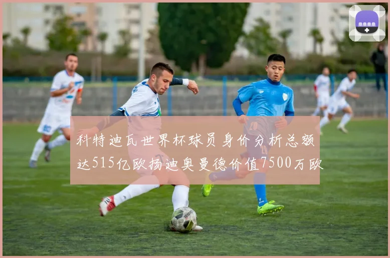 科特迪瓦世界杯球员身价分析总额达515亿欧扬迪奥曼德价值7500万欧